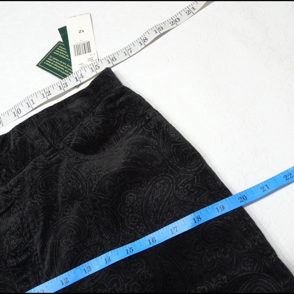 Lauren Ralph Lauren Size 12 Velvet Like NWT - Picture 3 of 8